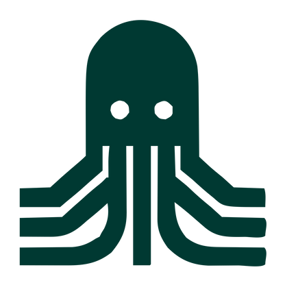 Swiss Style Octopus Logo #003932