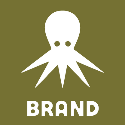 Bold Octopus Silhouette Logo preview