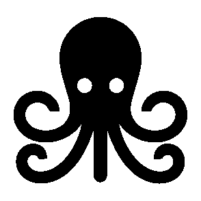 Octopus Silhouette Logo
