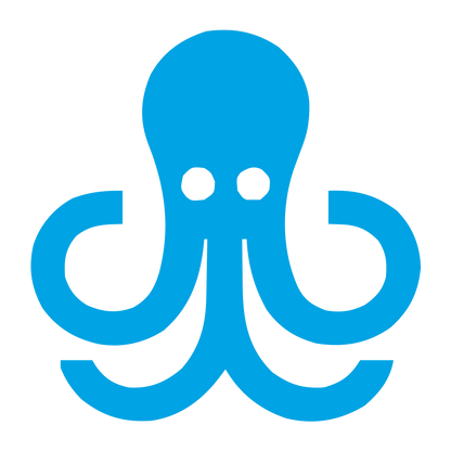 Swiss Style Octopus Logo #00a3e4