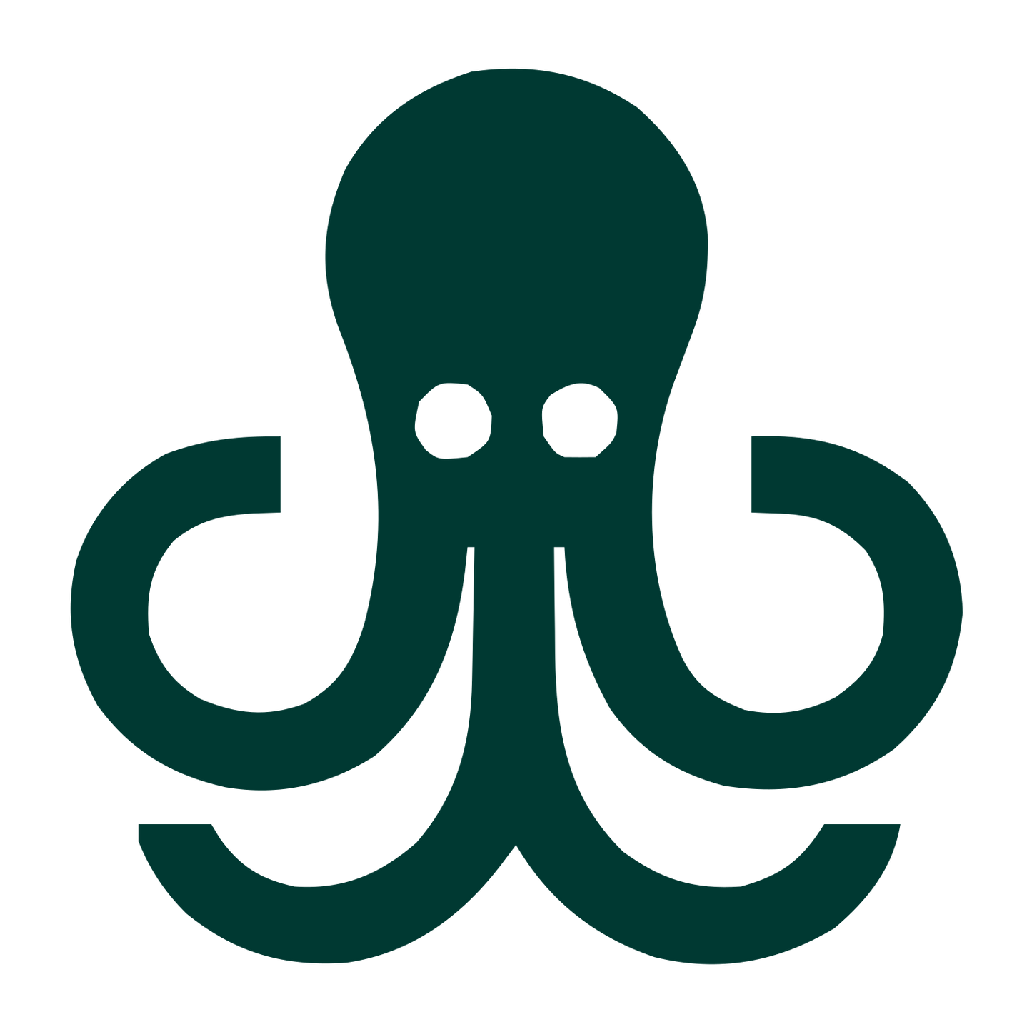 Swiss Style Octopus Logo #003932