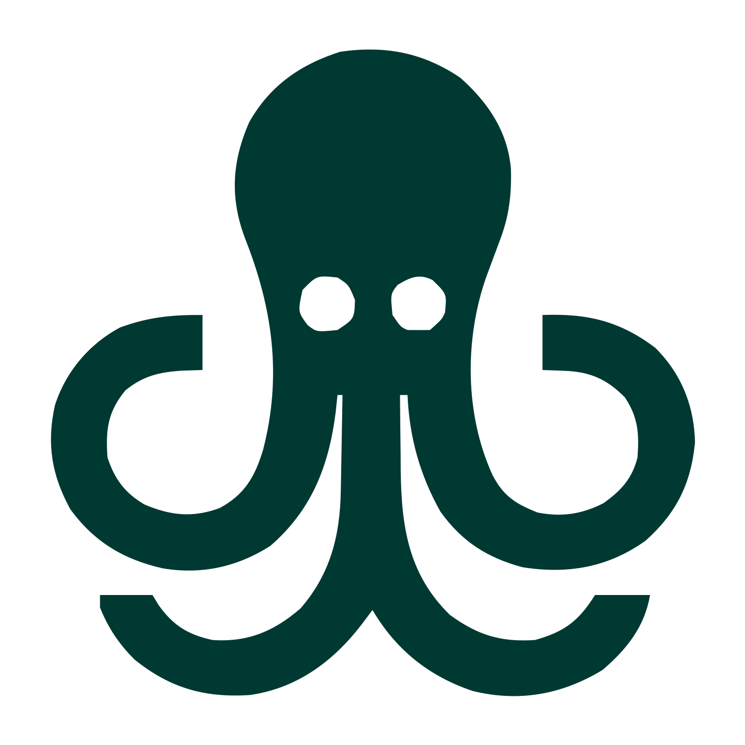 Swiss Style Octopus Logo #003932