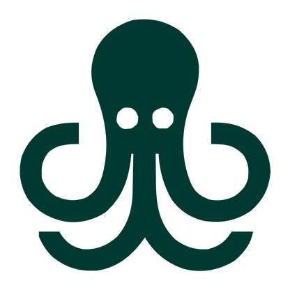 Swiss Style Octopus Logo #003932