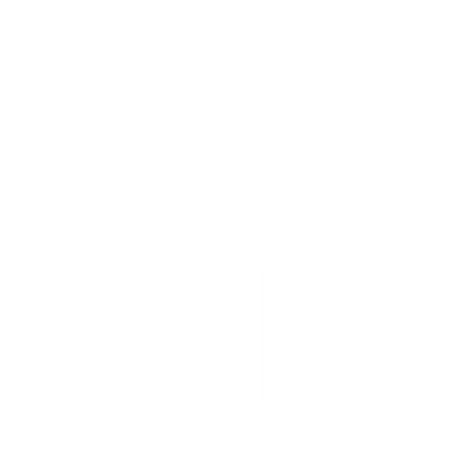 Sun and Waves Person Logo #ffffff