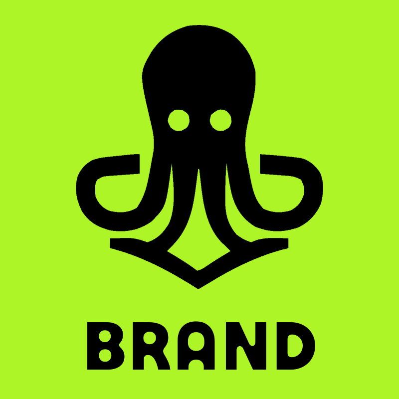 Bold Octopus Emblem Logo preview