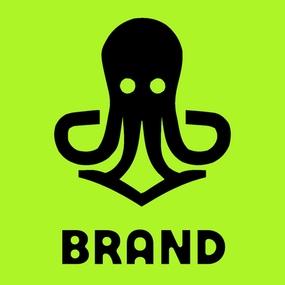 Bold Octopus Emblem Logo preview