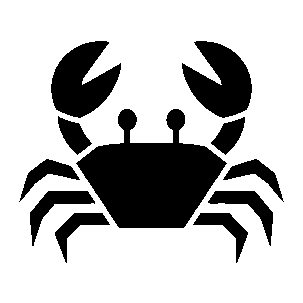 Crab Pictogram Logo