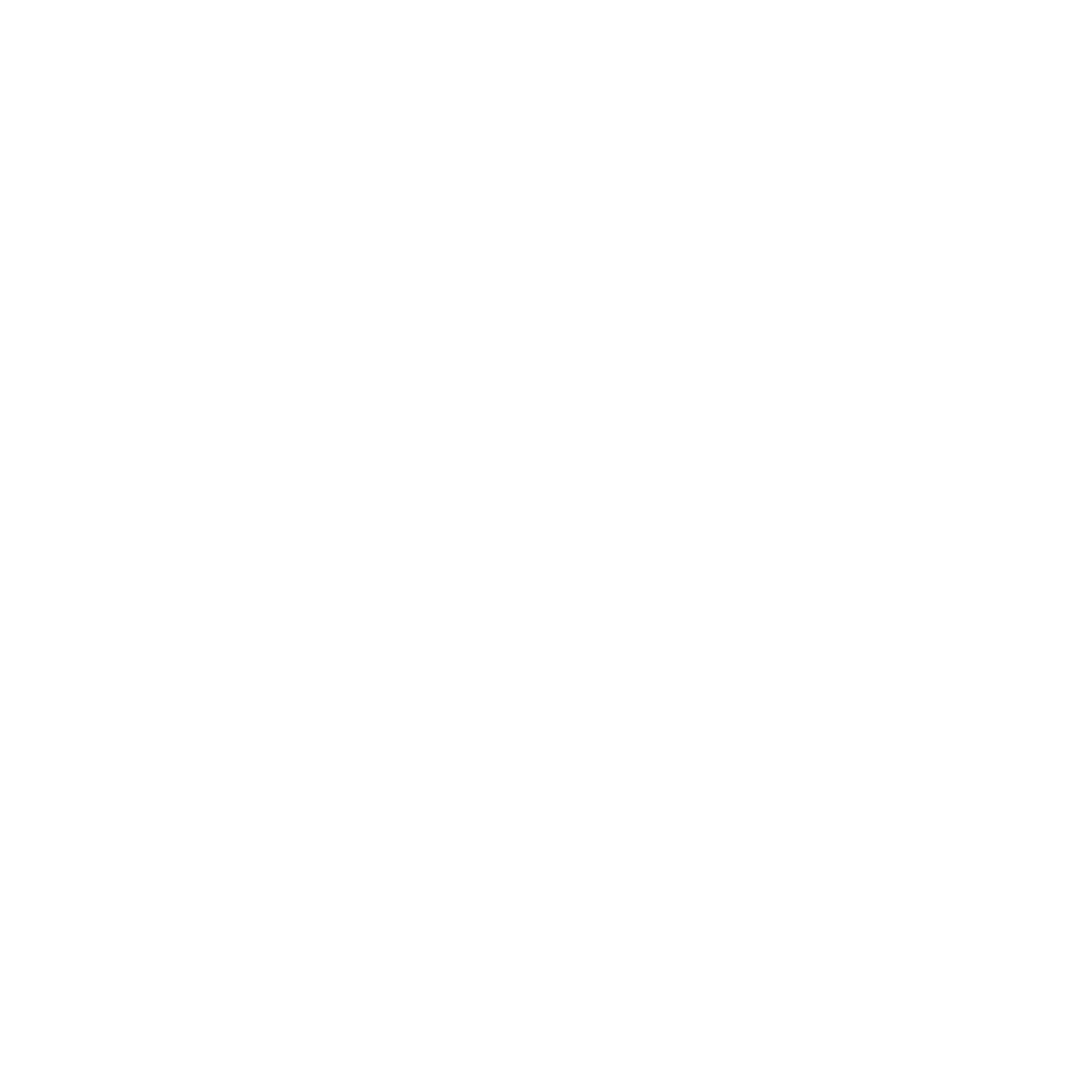 Crab Pictogram Logo #ffffff