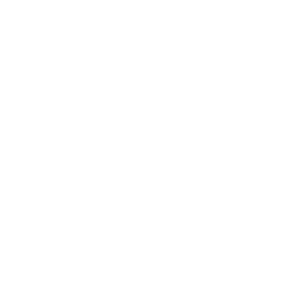Crab Pictogram Logo #ffffff