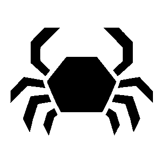 Crab Pictogram Logo