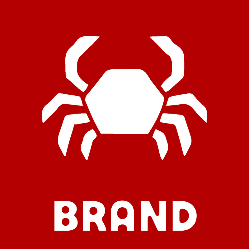 Geometric Crab Pictogram Logo preview