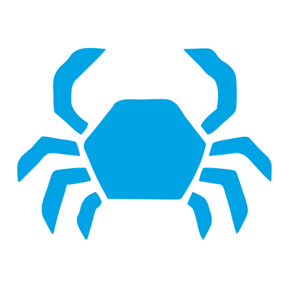 Crab Pictogram Logo #00a3e4