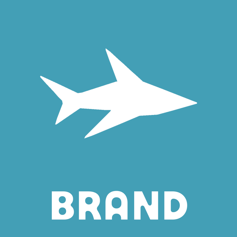 Sharp Shark Silhouette Logo preview
