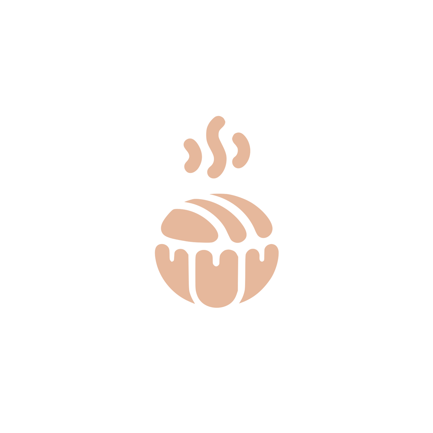 Coffee Cup Logo #E6B89C