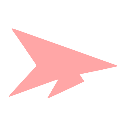 Sharp Arrow Shark Logo #ffa6a6