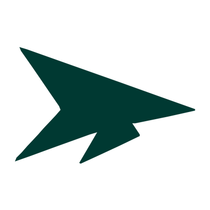 Sharp Arrow Shark Logo #003932