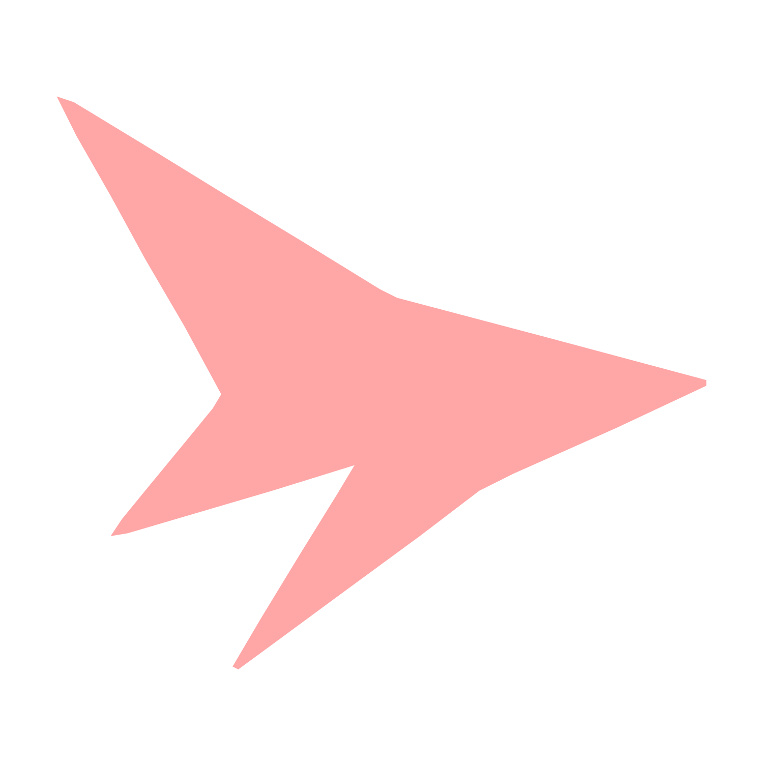 Shark Arrow Flight Logo #ffa6a6