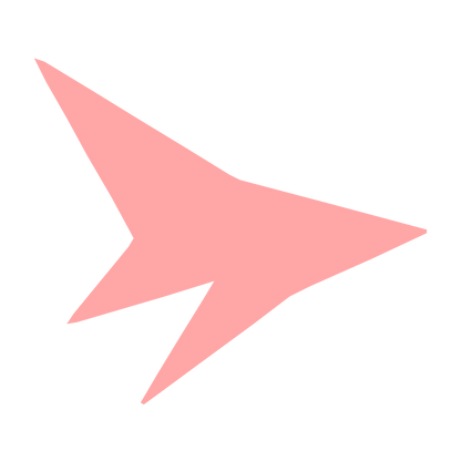 Shark Arrow Flight Logo #ffa6a6