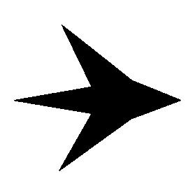 Shark Fin Arrow Logo