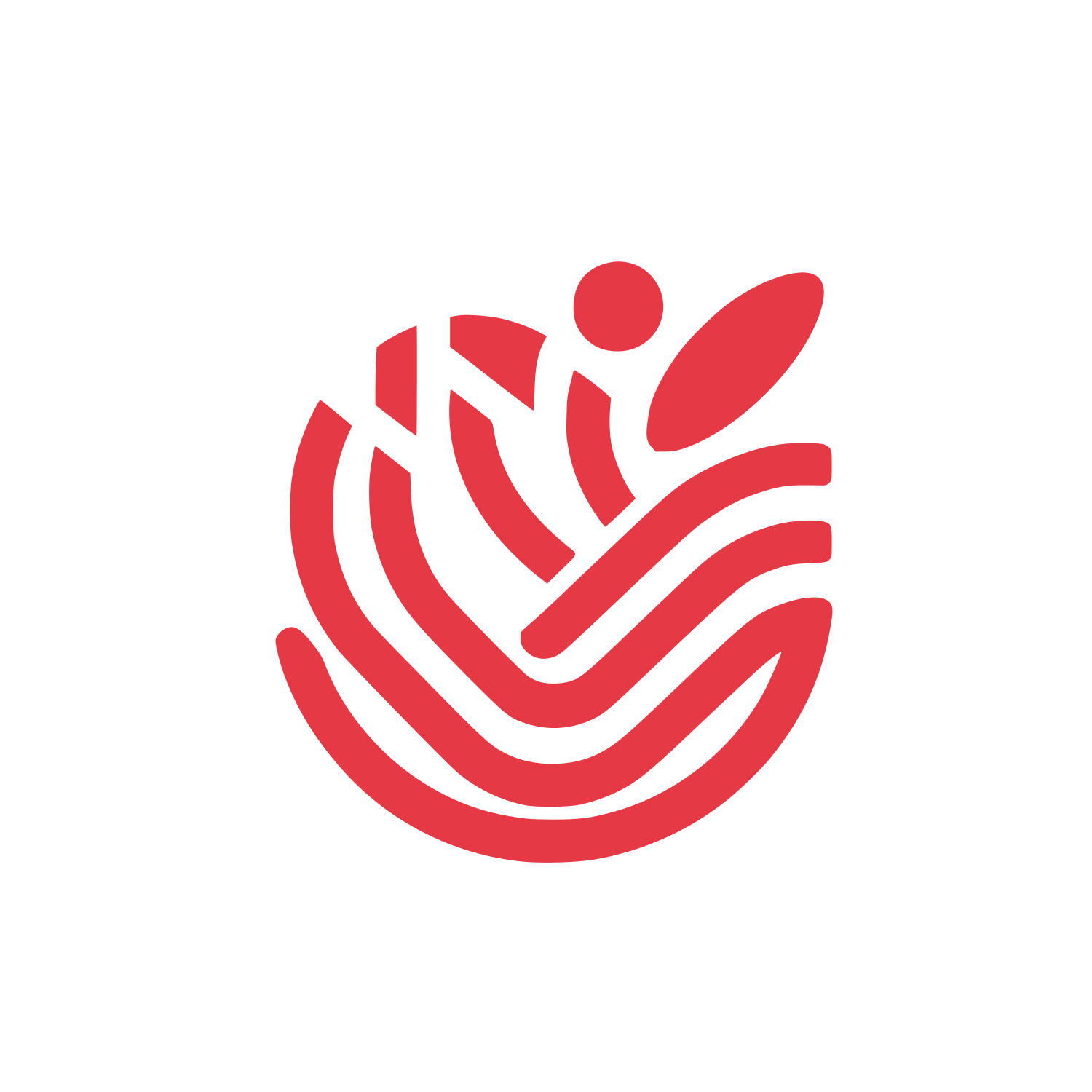 World Lines Logo #E63946