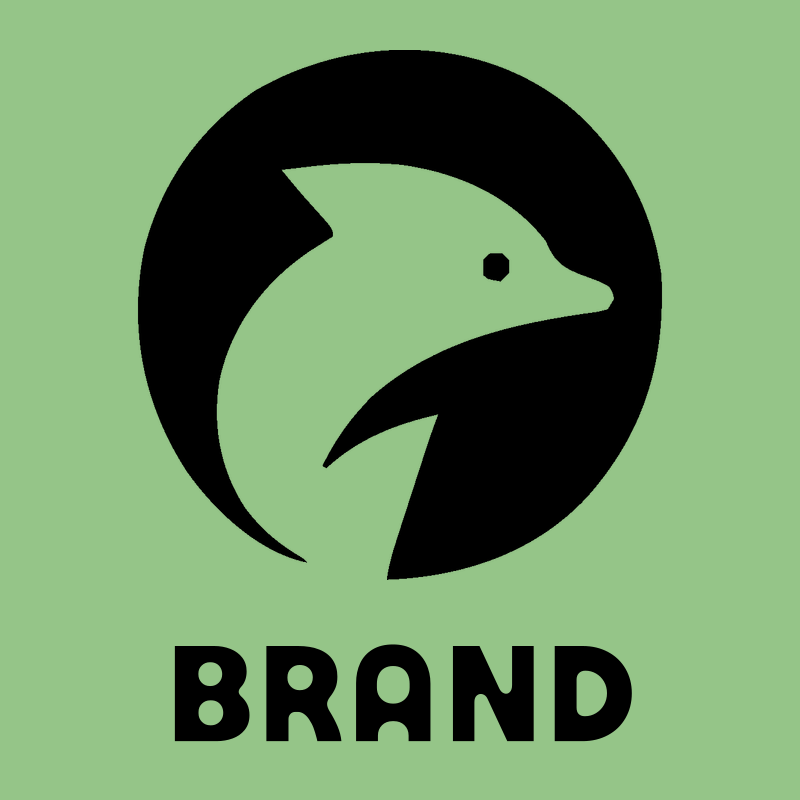 Dolphin Circle Badge Logo preview