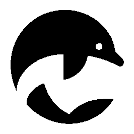 Bold Dolphin Circle Logo