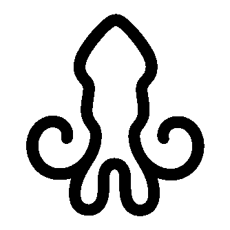 Monoline Squid Logo