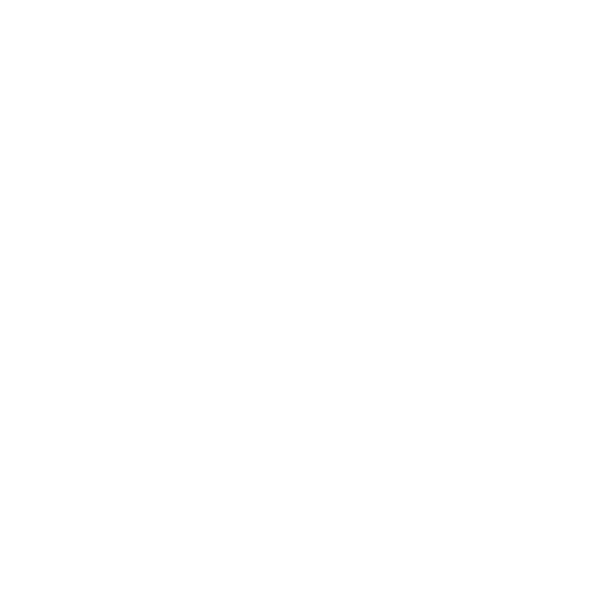 Monoline Squid Logo #ffffff
