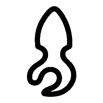 Monoline Squid Logo