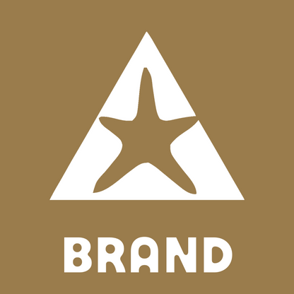 Starfish Triangle Negative Space Logo preview