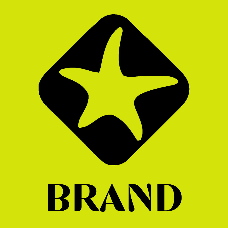 Starfish Negative Space Logo preview