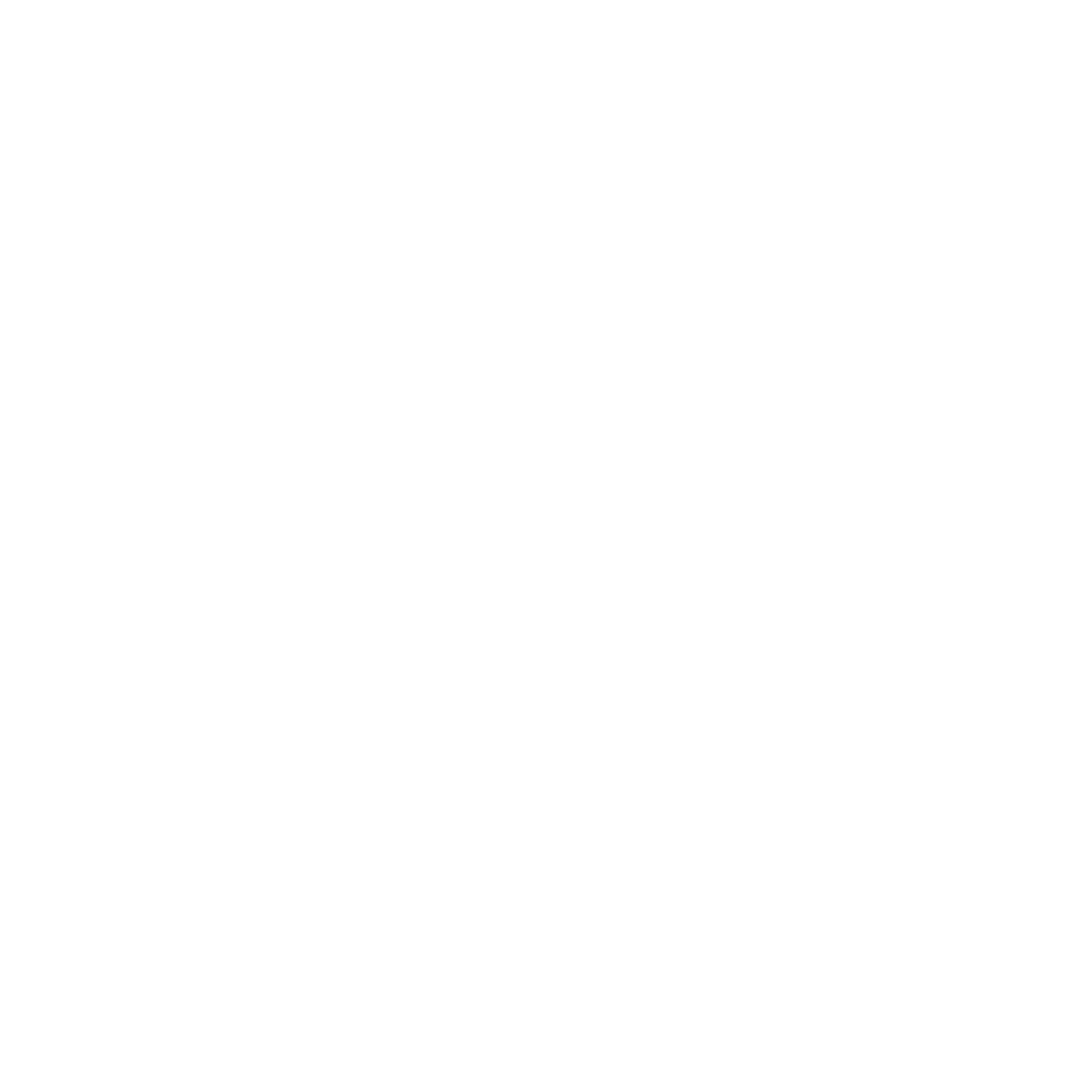 Starfish Negative Space Logo #ffffff