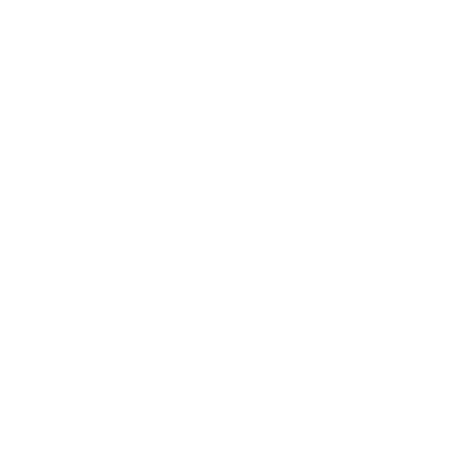 Starfish Pentagon Negative Space Logo #ffffff