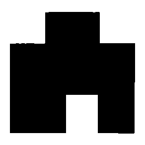 Brutalist House Arch Logo