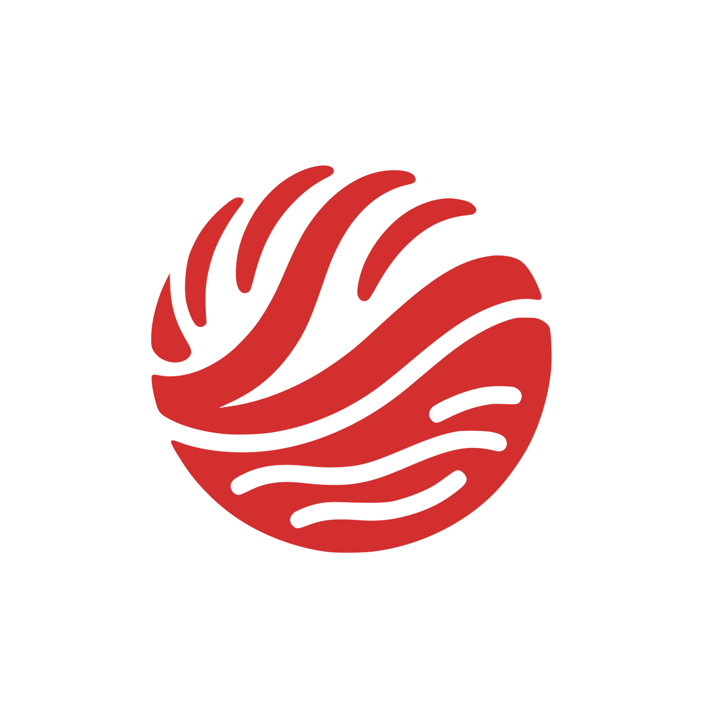 Spherical Logo #D32F2F