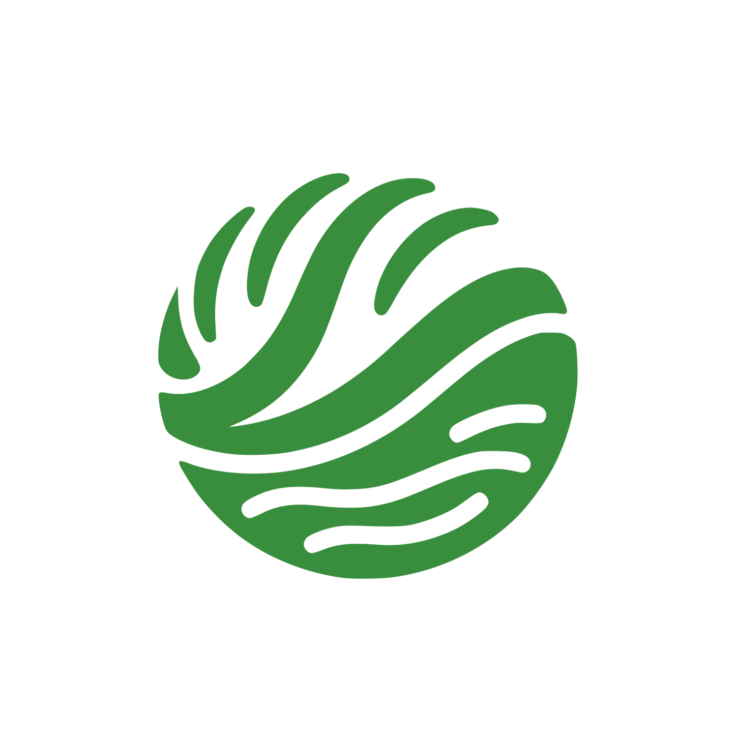 Spherical Logo #388E3C