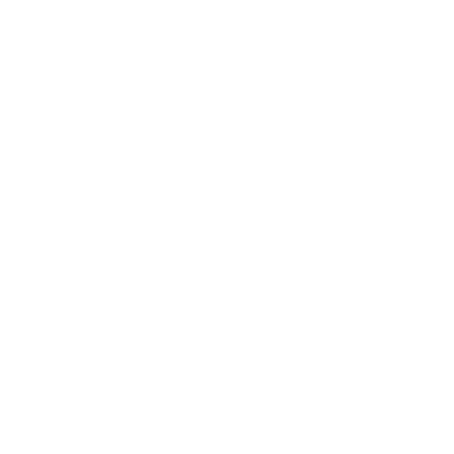 Church Building Cross Logo #ffffff