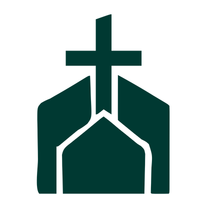 Church Building Cross Logo #003932