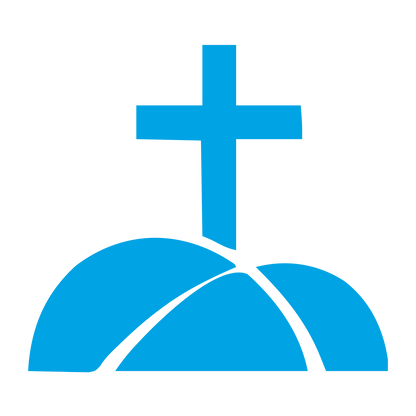 Cross on Hill Logo #00a3e4