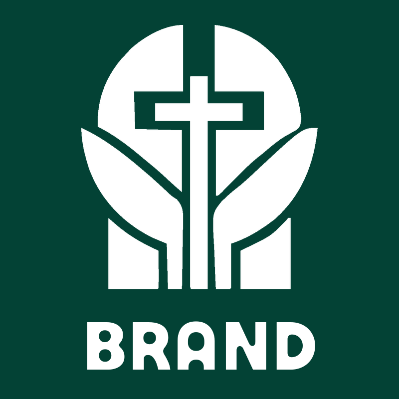 Cross Circle Leaves Logo preview