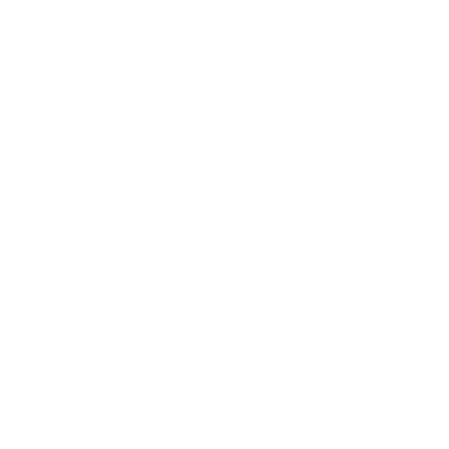 Cross Circle Leaves Logo #ffffff