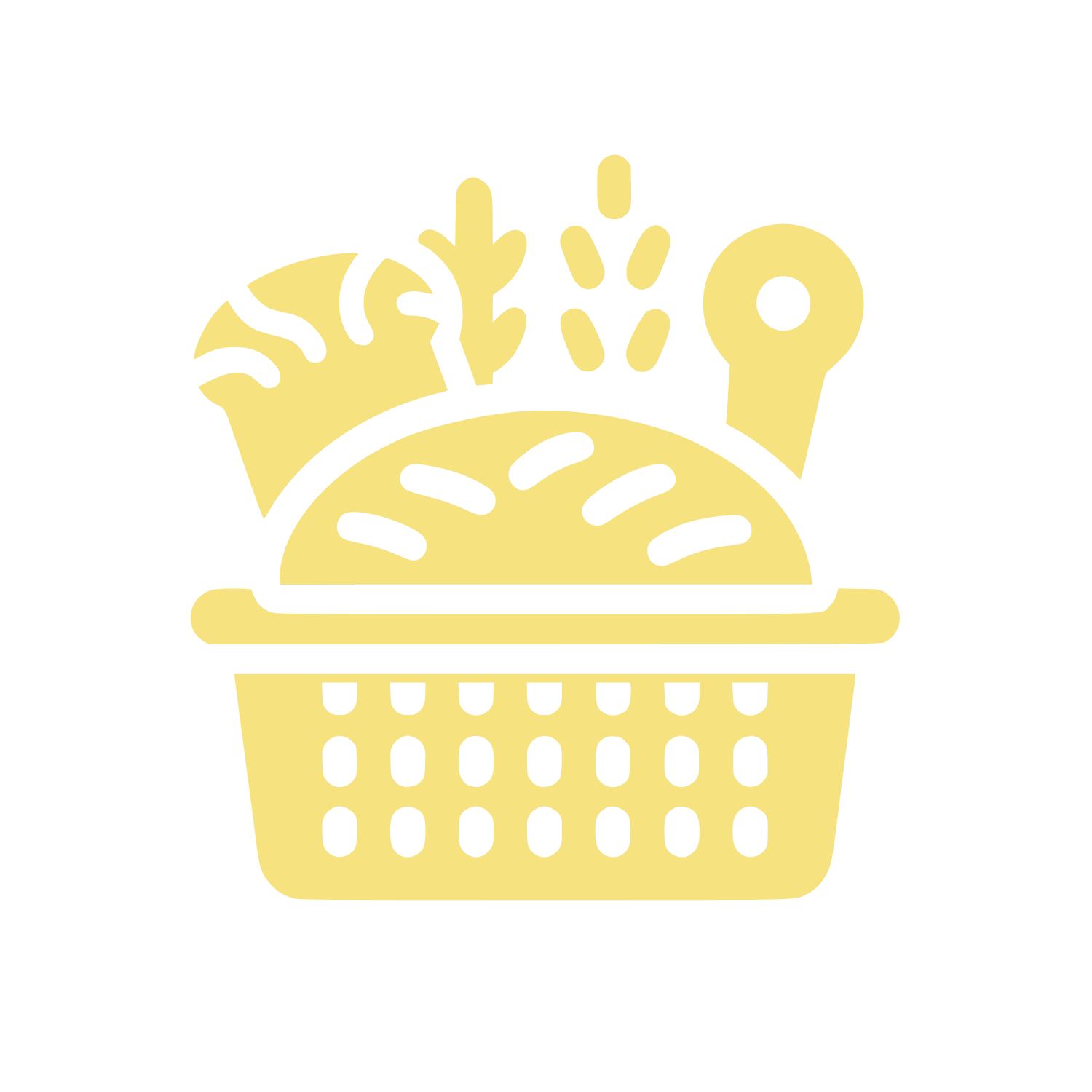Bread Basket Logo #F6E27F