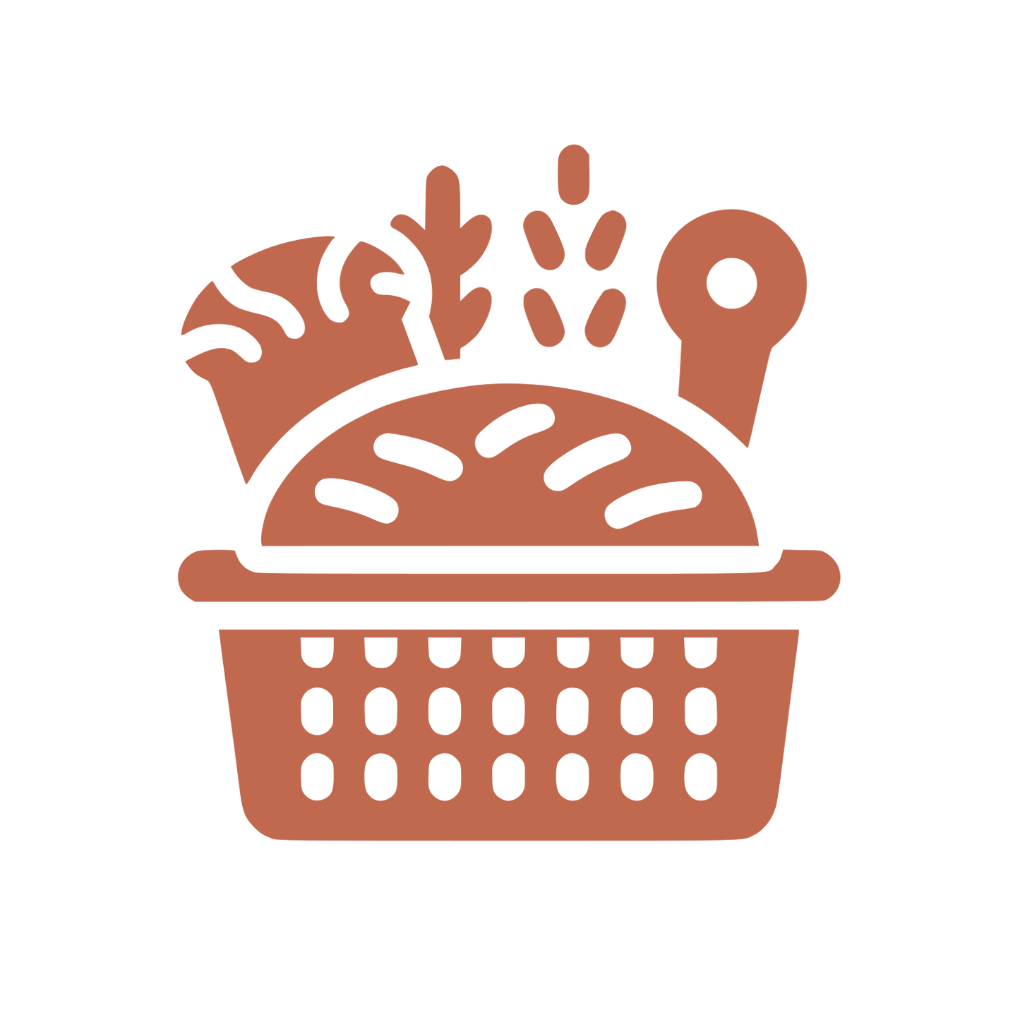 Bread Basket Logo #C1694F
