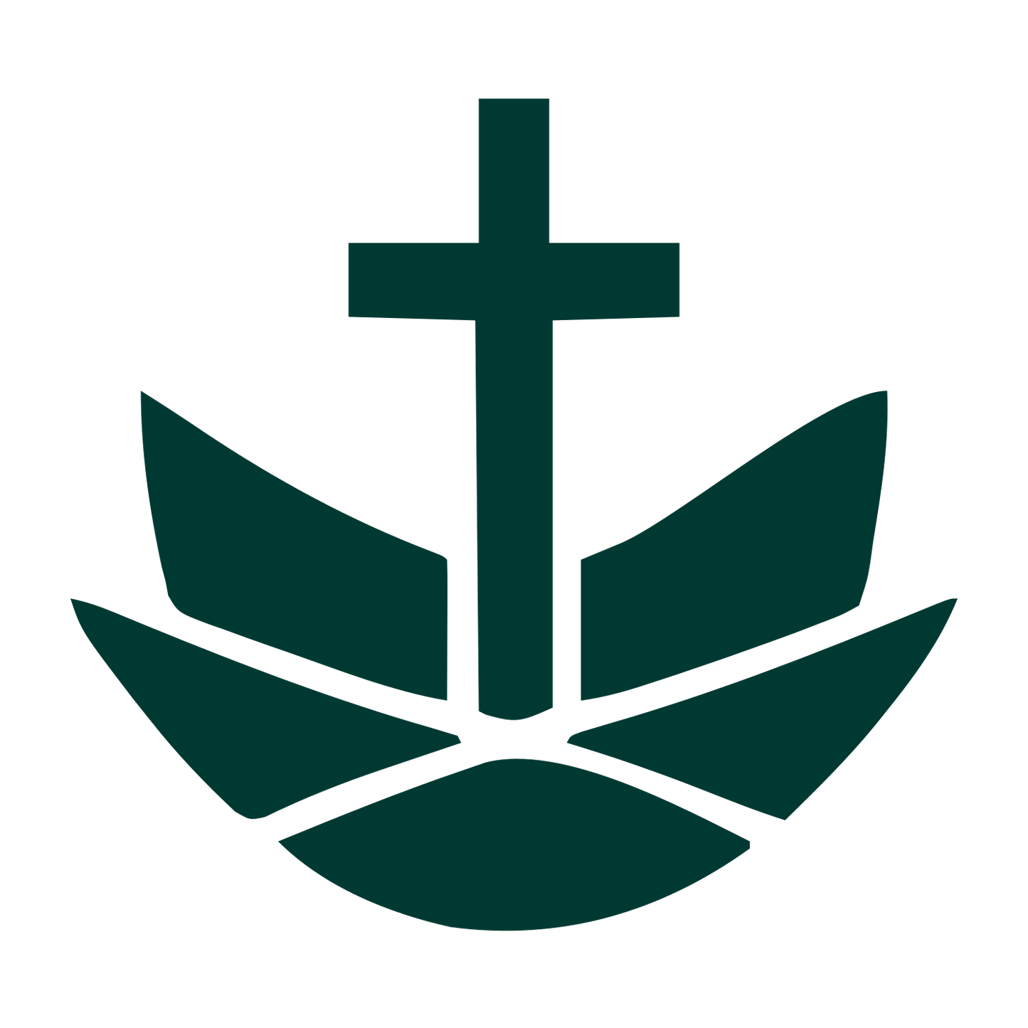 Cross and Wings Church Logo #003932