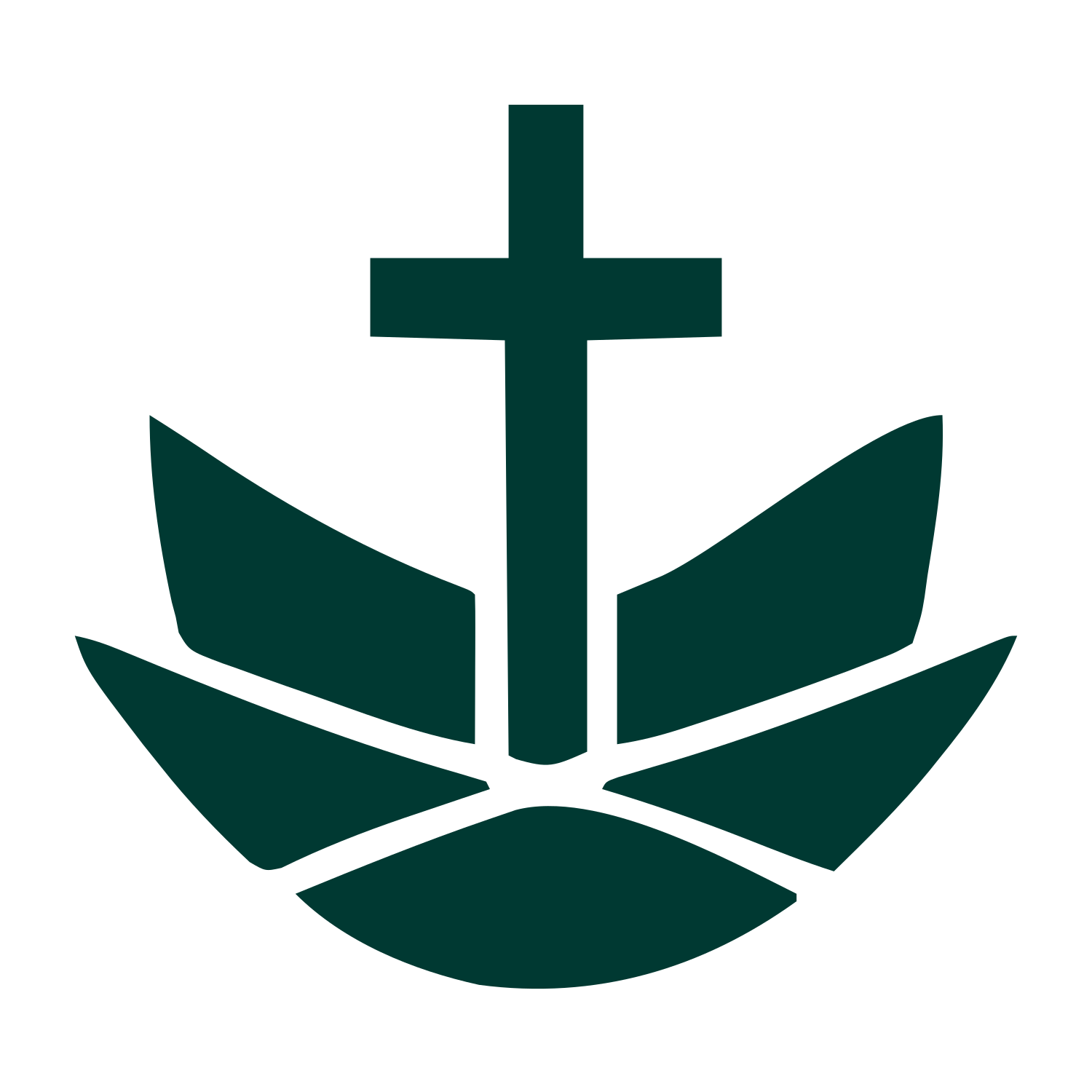 Cross and Wings Church Logo #003932