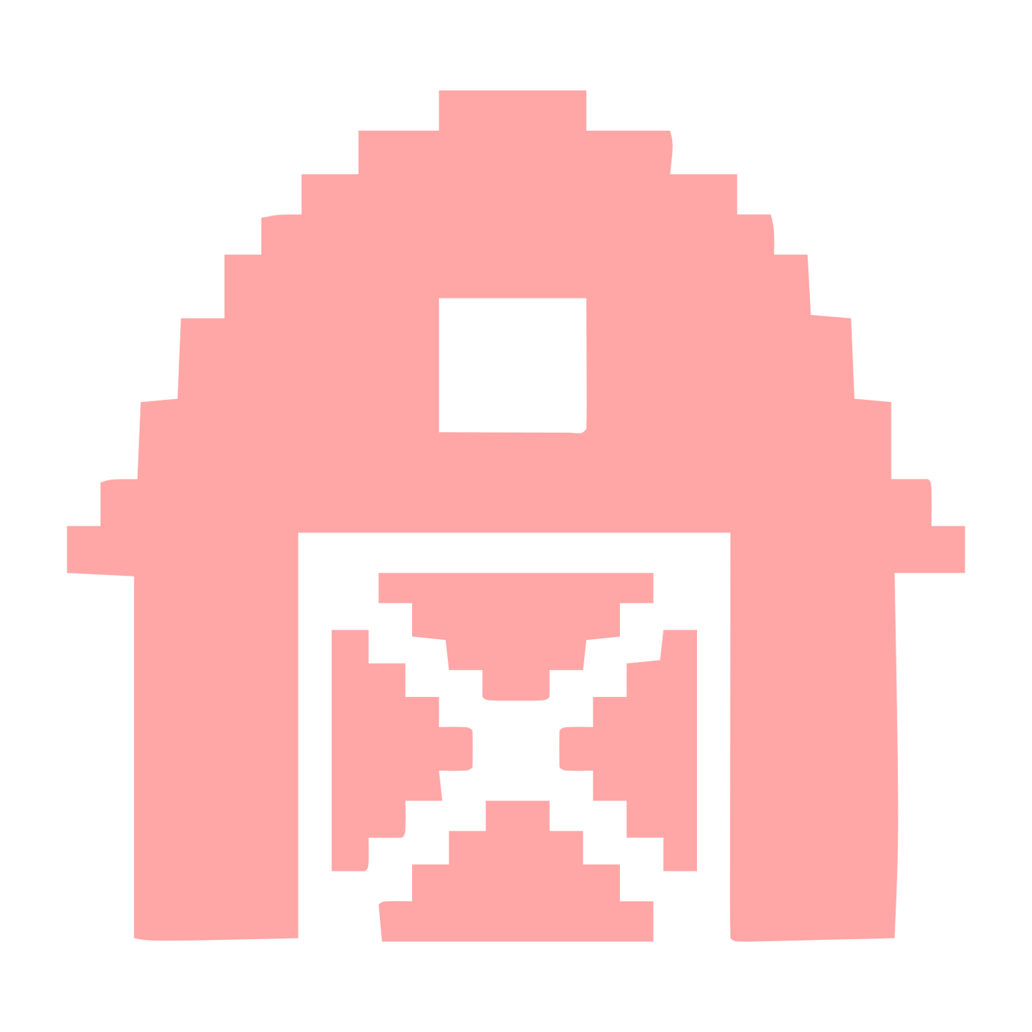 Pixel Barn Logo #ffa6a6