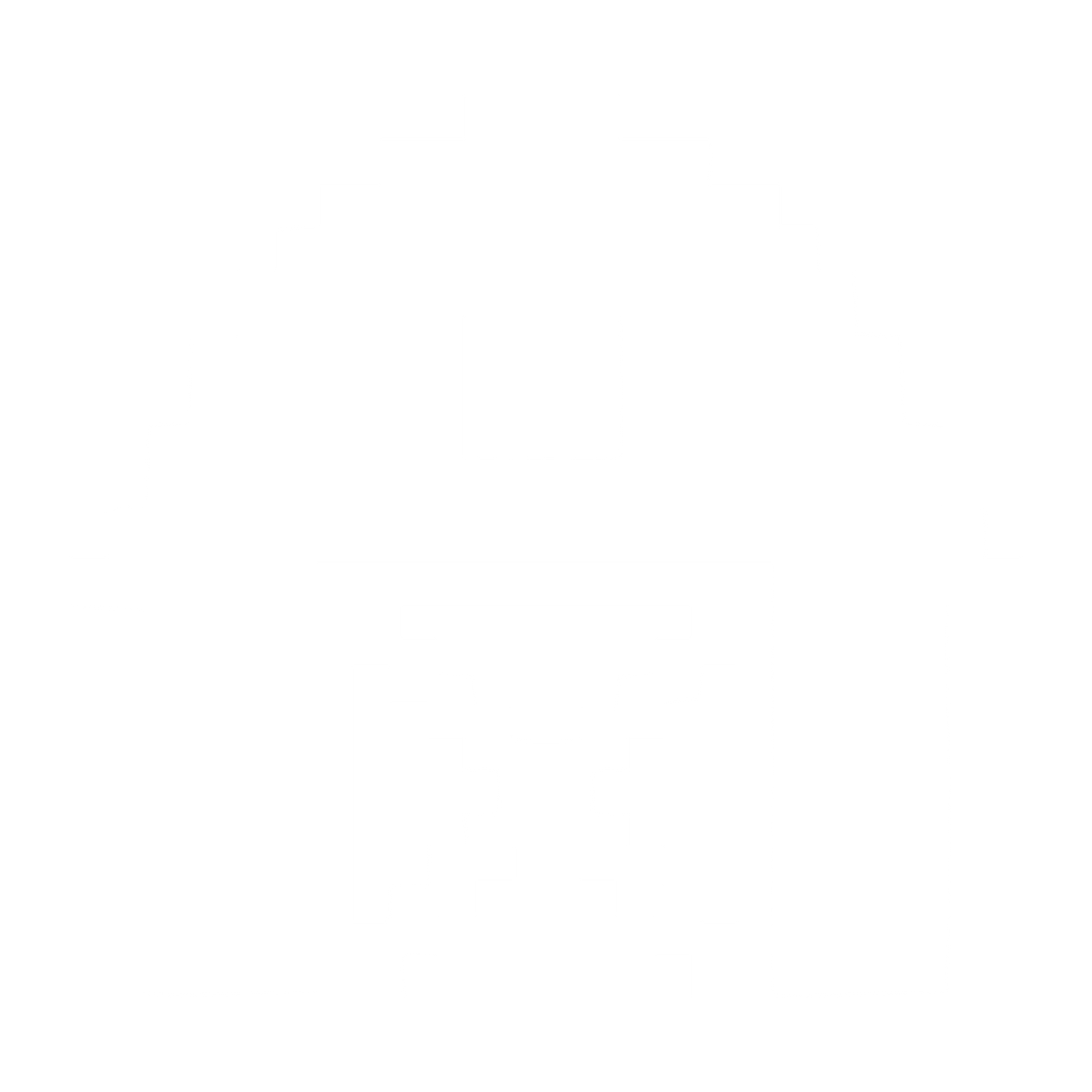 Pixel Barn Logo #ffffff