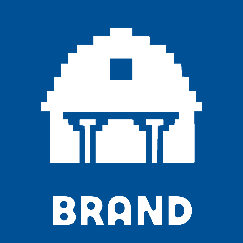 Pixel Art Barn Logo preview