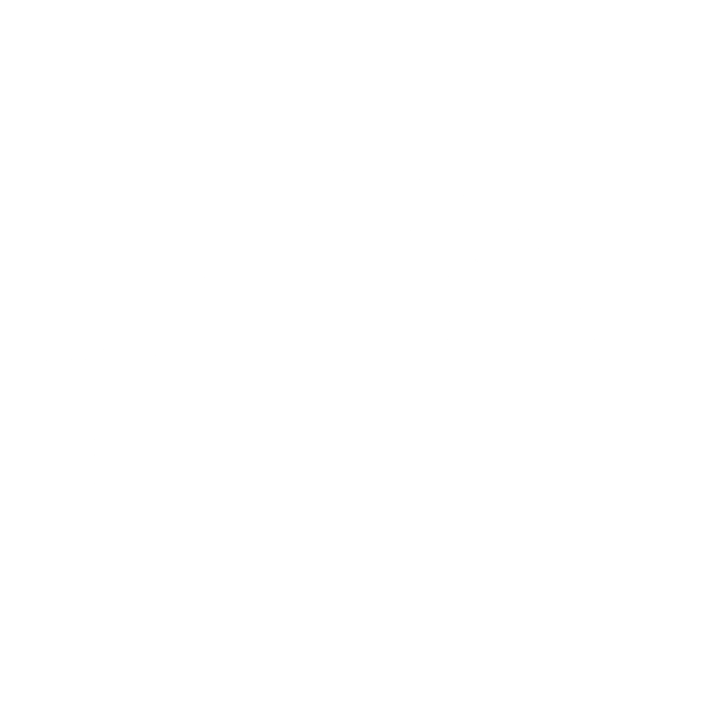 Arch Bridge Logo #ffffff