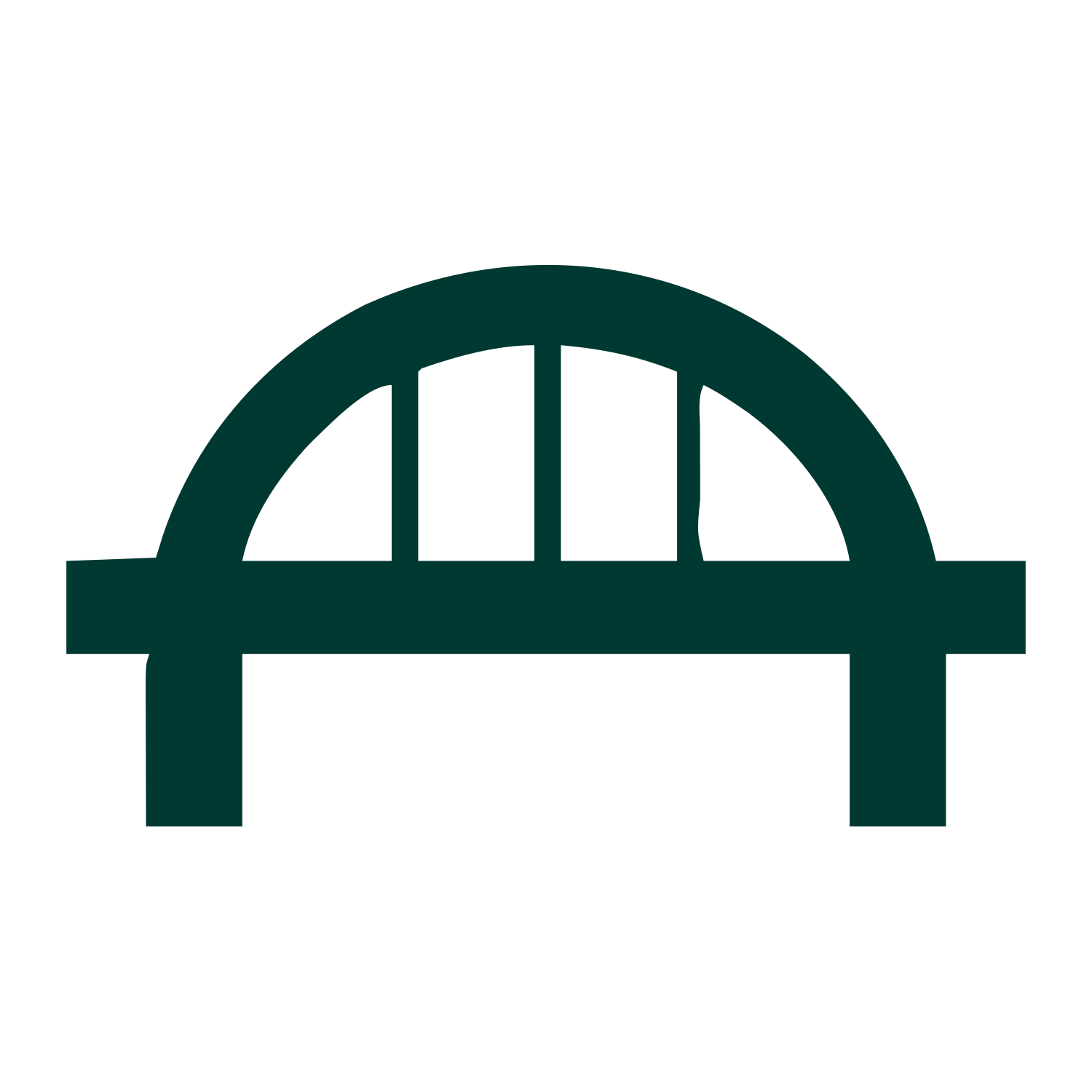 Arch Bridge Logo #003932
